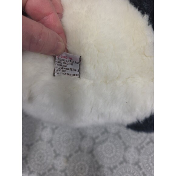 12" Gund Soft Panda Plush Stuffed Animal Toy Black & White Bei‎ Bei Decor Cuddle - Picture 9 of 10